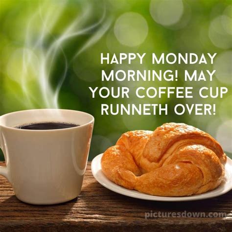 Good morning monday coffee image breakfast free