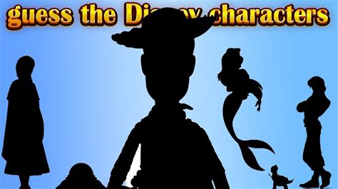 Guess Disney Character By The Shadow YouTube