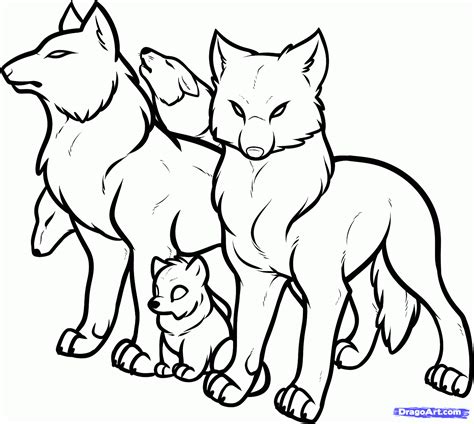 Wolf Pack Coloring Pages - Coloring Home