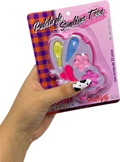 Paleta De Sombras Fenzza Teen Butterfly Beleza Na Web