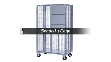 Chrome Movable Foldable Nestable Heavy Duty Wire Mesh Security Cage