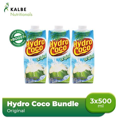 Jual Hydro Coco 500ml 3 Pcs Minuman Kemasan Termurah Harga Promo