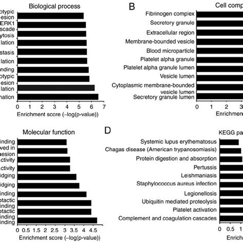 Gene Ontology And Kegg Pathway Analysis Of The Precursor Proteins Of