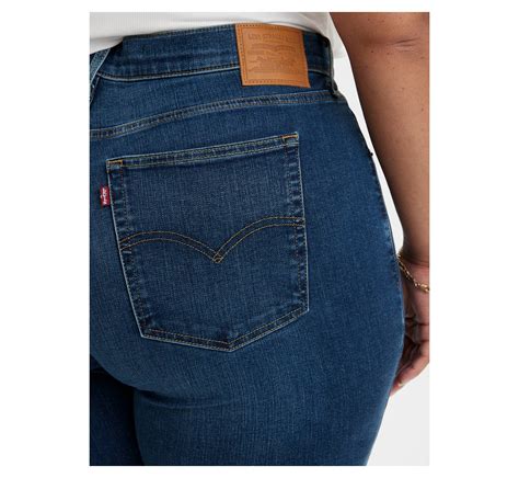 724™ High Rise Straight Jeans Plus Size Blue Levi S® It