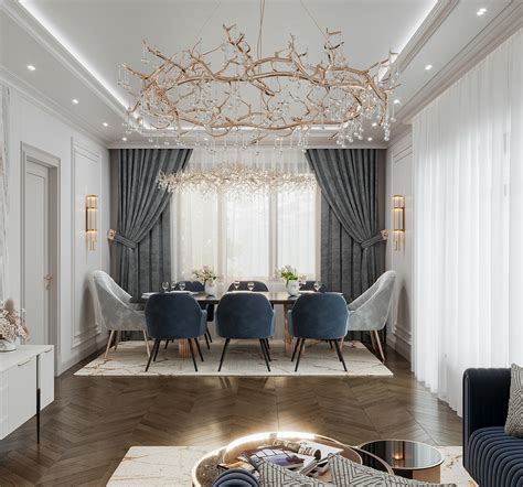 Neoclassical Living Room Behance