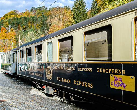 Chocolate train in Switzerland