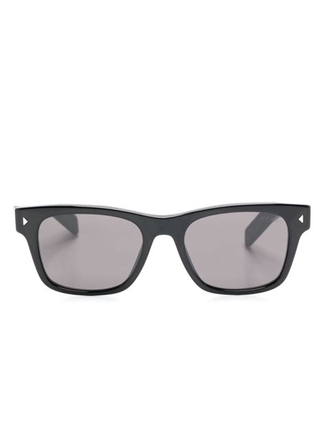 Prada Eyewear PRA17S Sonnenbrille Mit Eckigem Gestell Farfetch