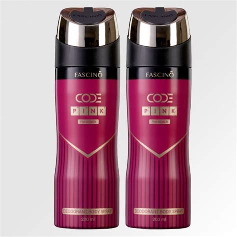 Fascino Code Pink Bodyspray 200ml Combo Pack Trynow Pk