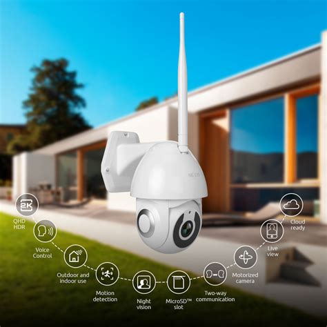 Nexxt Smart Outdoor PTZ, Wi-Fi Camera - Promotech