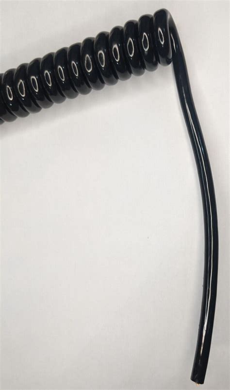 Mains Coiled Flex Cable Curly Lead 13a Stretch Coil 3 X 125mm 300mm 12m 30mm Ebay