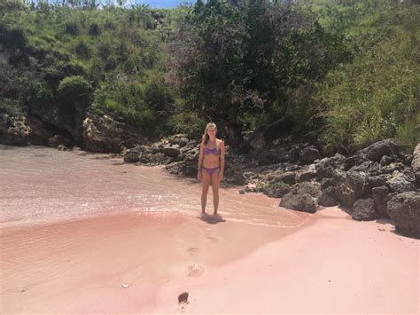 Visiting the Beautiful Pink Beach in the NW of Padar Island