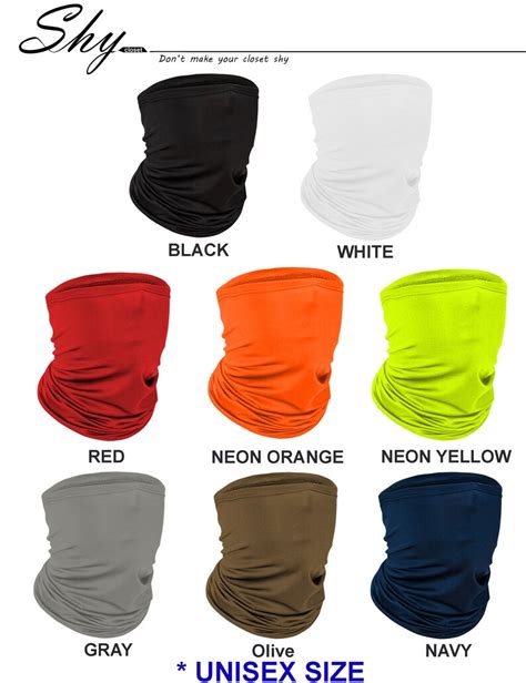 Neck Gaiter Gator Face Mask Scarf Bandana Balaclava Cover Etsy