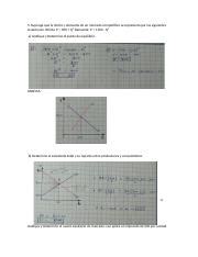 Ejercicios De La Semana Docx Suponga Que La Oferta Y Demanda