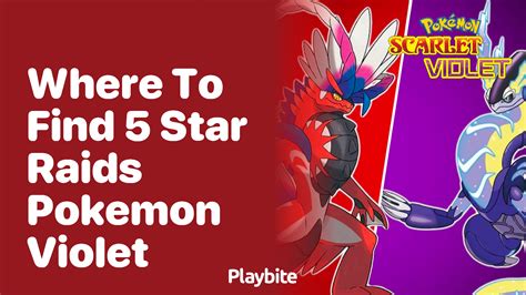 Where To Find Star Raids In Pokemon Violet Playbite