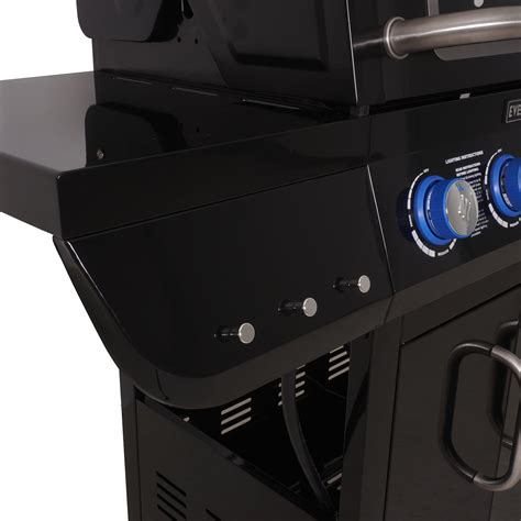 Even Embers 4 Burner Gas Grill With Glass Window