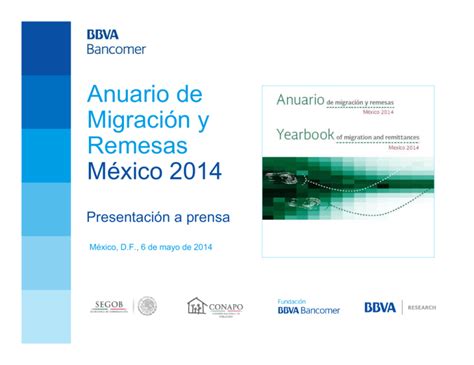 Anuario De Migración Y Remesas México 2014