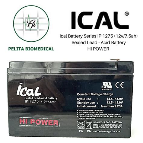 Jual Accu Aki Baterai Kering Ical Battery Series Ip V Ah