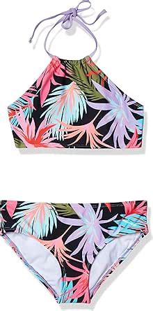 Amazon Kanu Surf Mahina Bikini halter de piezas para niña traje de baños para playa