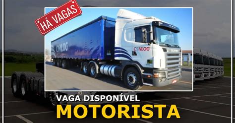 Transportadora Conlog Abre Vagas Para Motorista Carreteiro