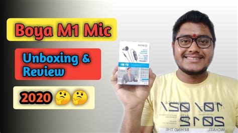 Boya M Mic Unboxing Review Best Budget Mic In Youtube