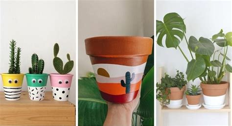 DIY pots en terre cuite 12 idées géniales pour les customiser et