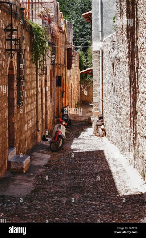 Old town of Rhodes Stock Photo - Alamy