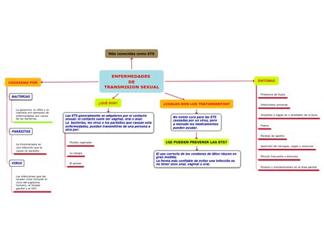 Enfermedades De Transmision Sexual Mind Map