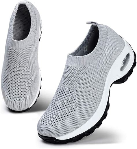 Hkr Slip On Walking Shoes For Women Lightweight Mesh Knit