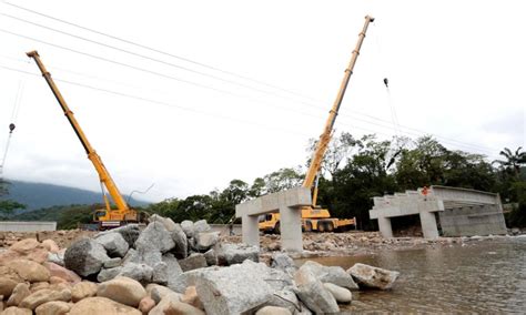 Saiba como está andamento da obra de ponte no Quiriri em Joinville