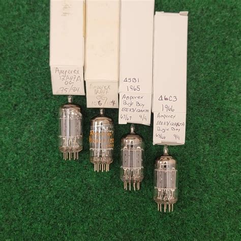 Lot Of Amperex Ecc Ax A Ecc Au Tubes For Florida Reverb