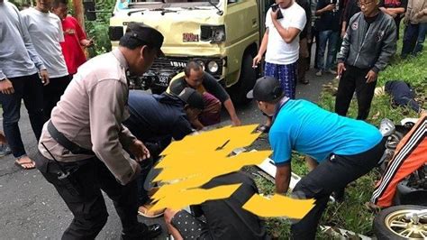 Kecelakaan Maut Pukul 17 15 Wib 2 Pemotor Tewas Truk Tabrak Motor