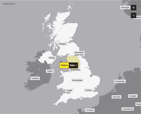 Yellow weather warnings issued for strong winds and heavy rain