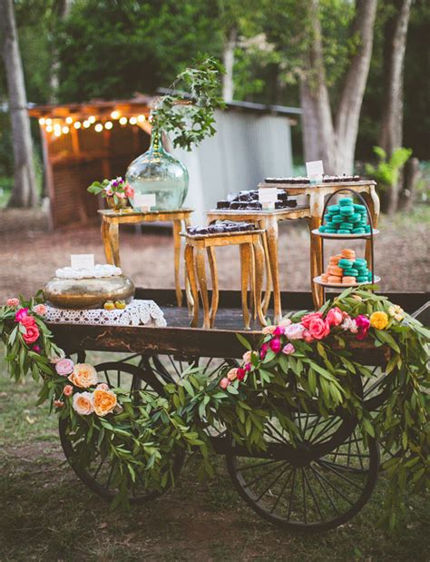 Wagon Decorated For Wedding | Shelly Lighting