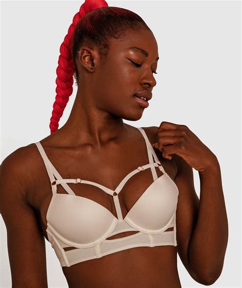 Bras N Things Erika Push Up Balconette Bra Ivory 01220402