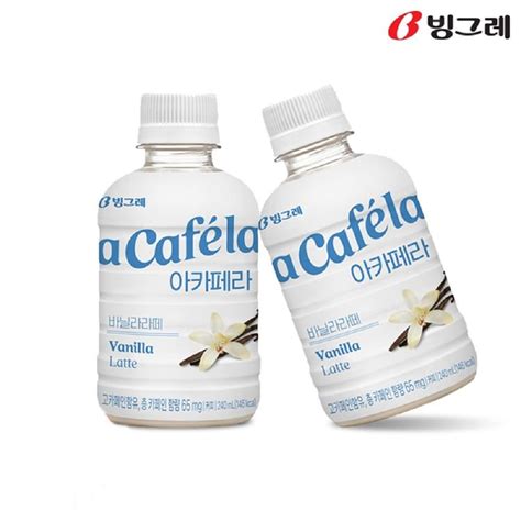 빙그레 아카페라 바닐라라떼 240ml 20개 커피 음료 홈플러스 택배배송