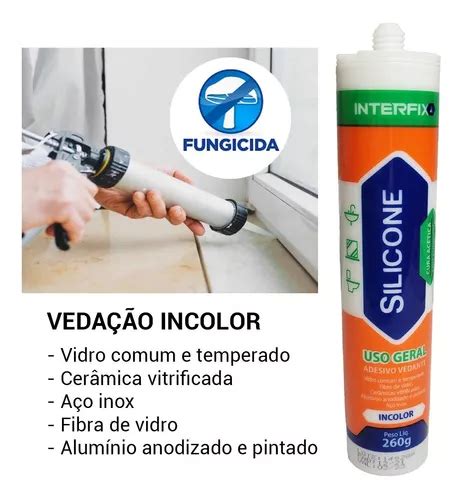 Silicone Veda O Interfix Geral Incolor G Cura Ac Tica