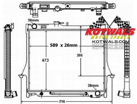 RADIATOR ISUZU KB240 2 4 04 13 C24SE Kotwals Motor Spares Online