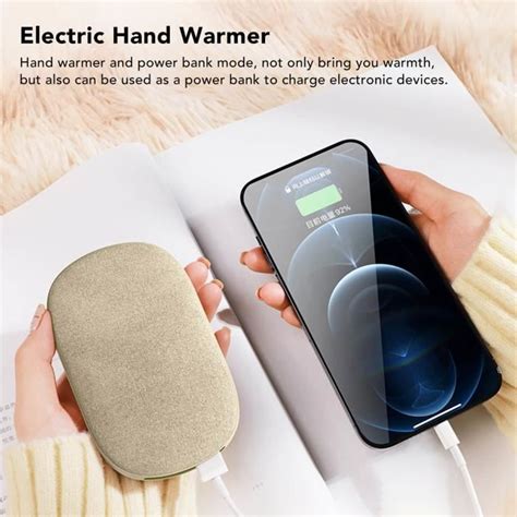 Chauffe Mains Portable Rechargeable Power Bank Mah En