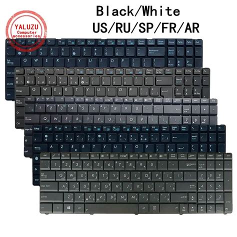 US RU SP FR AR Laptop Keyboard For ASUS A52 A52J A52JC A53 A53S N73