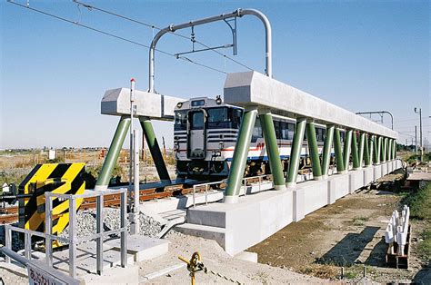 First Prestressed Composite Railway Bridge In Japan With Steel Pipe