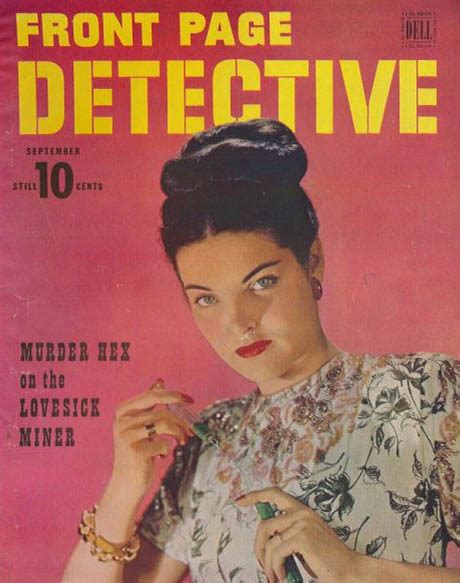 Front Page Detective September 1946 September Still 10 Cents M