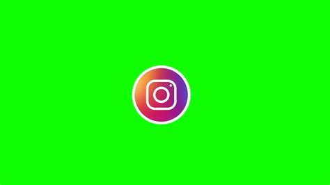 New Instagram Logo Green Screen Youtube End Screen Examples Of