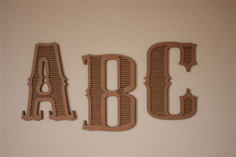 8x10 Cardboard Letters