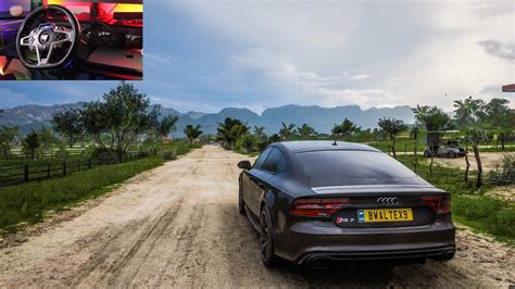 Audi RS 7 Sportback 2013 Forza Horizon 5 Thrustmaster TX Gameplay