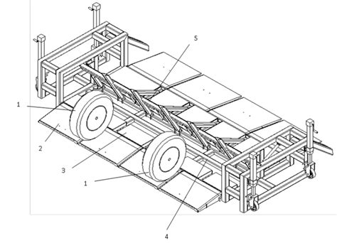 Final design of the mobile crash barrier. | Download Scientific Diagram