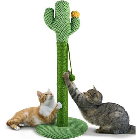 Mora Pets Griffoir Cactus Arbre à Chat 83 x 39cm H x Ø Poteau Arbre