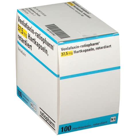 Venlafaxin Ratiopharm 37 5 Mg 100 St Mit Dem E Rezept Kaufen Shop