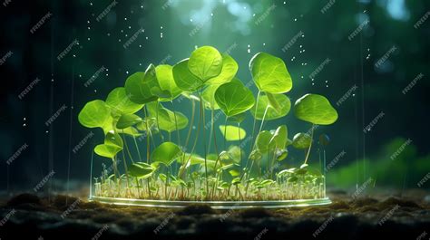 Premium AI Image | 3d illustration photosynthesis process