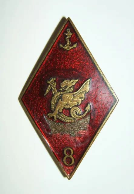 INSIGNE 8 RGT PARA D INFANTERIE DE MARINE 8 RPIMA Drago GROS