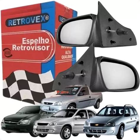 Par Retrovisor Corsa 94 95 96 1997 1998 1999 2000 2001 2002 Frete grátis